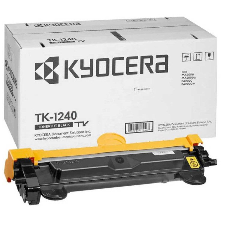 Kyocera TK-1240 Black Toner Cartridge Kit